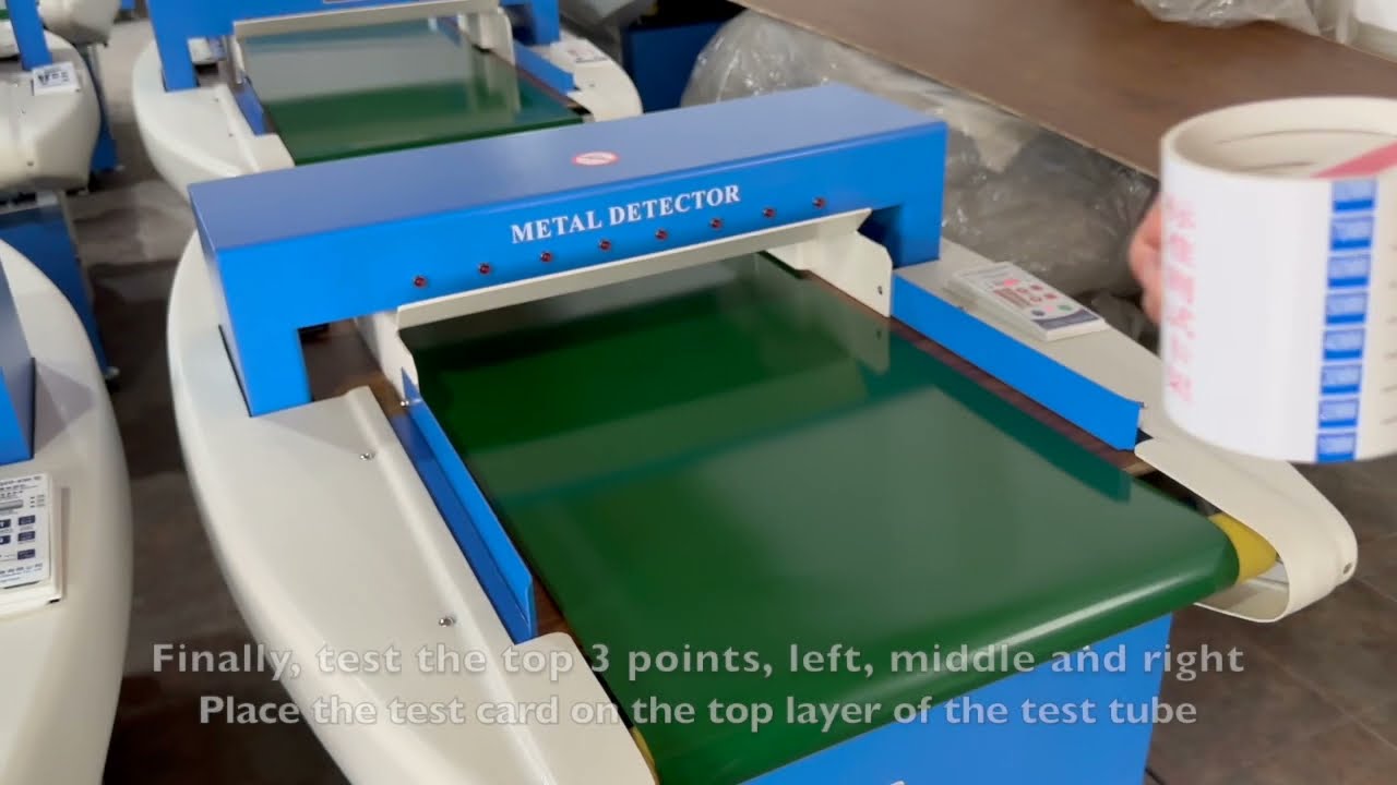 How to calibrate the sensitivity of the needle metal detector