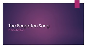 The Forgotten Song  🕊  A Course In Miracles Music by Resta Burnham