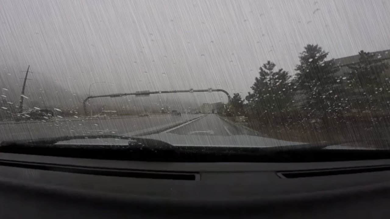 DRIVE IN THE RAIN RELAX SOUND TO SLEEP - YouTube