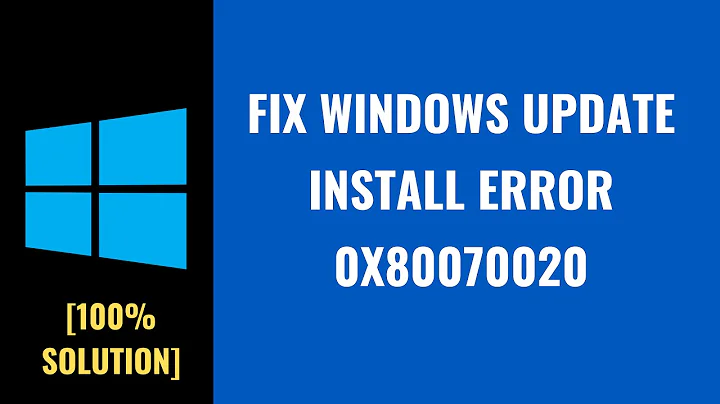 How To Fix Windows Update Install Error 0x80070020 Hindi