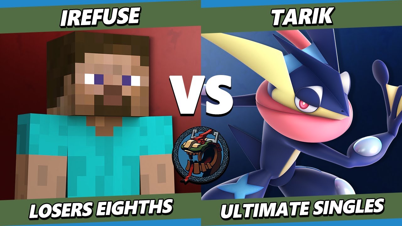 Valhalla IV Top 8 - iRefuse (Steve) Vs. Tarik (Greninja) Smash Ultimate - SSBU