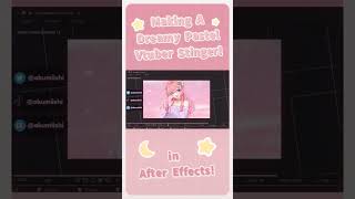 Making a Vtuber Stinger!  #shorts #vtuber #aftereffects
