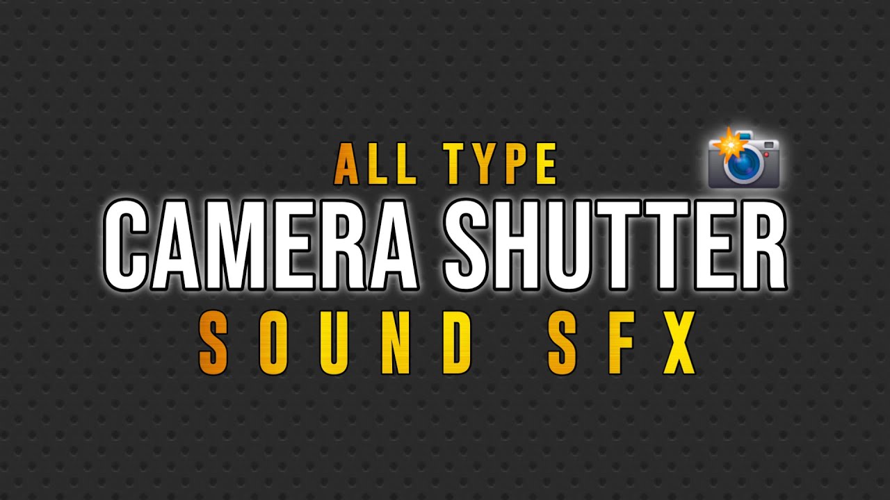 Camera shutter sound effect || Camera clicks sound effect || sound ...