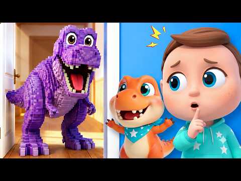 Minecraft de DINOSSAURO no VIDA! | Compartir es demostrar cariño | Canções Infantis | Bima Português