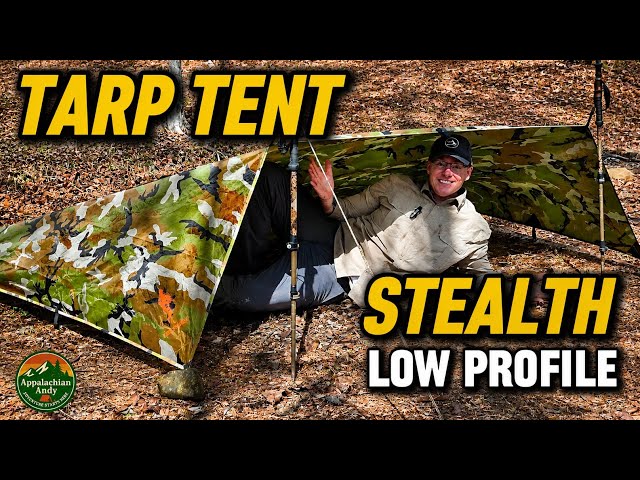 Stealth Tarp Setup for Backcountry Camping | Tarp Shelters Made