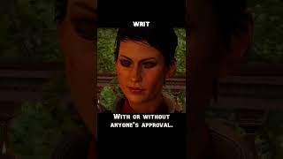 writ — Dragon age : Inquisition dialogue scene