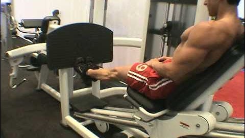 www.modeltrainers.com Calves Machine Seated Calf Raises Exclusive Video By www.onefitbod.com