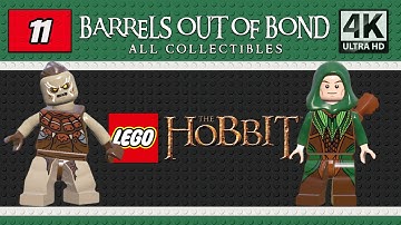 Lego The Hobbit Walkthrough | PC 4K 60FPS | Barrels Out of Bond | All Collectibles