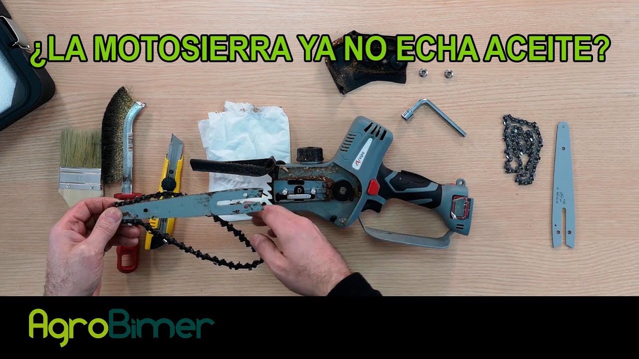 LIMPIEZA MINI MOTOSIERRA