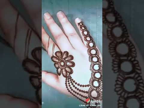 تعليم رسم الحنه للمبتدئين 