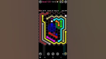 How To Solve Flow Free Hexes 12x12 Mania Level 131 Board Walk Through Solution Walkthrough