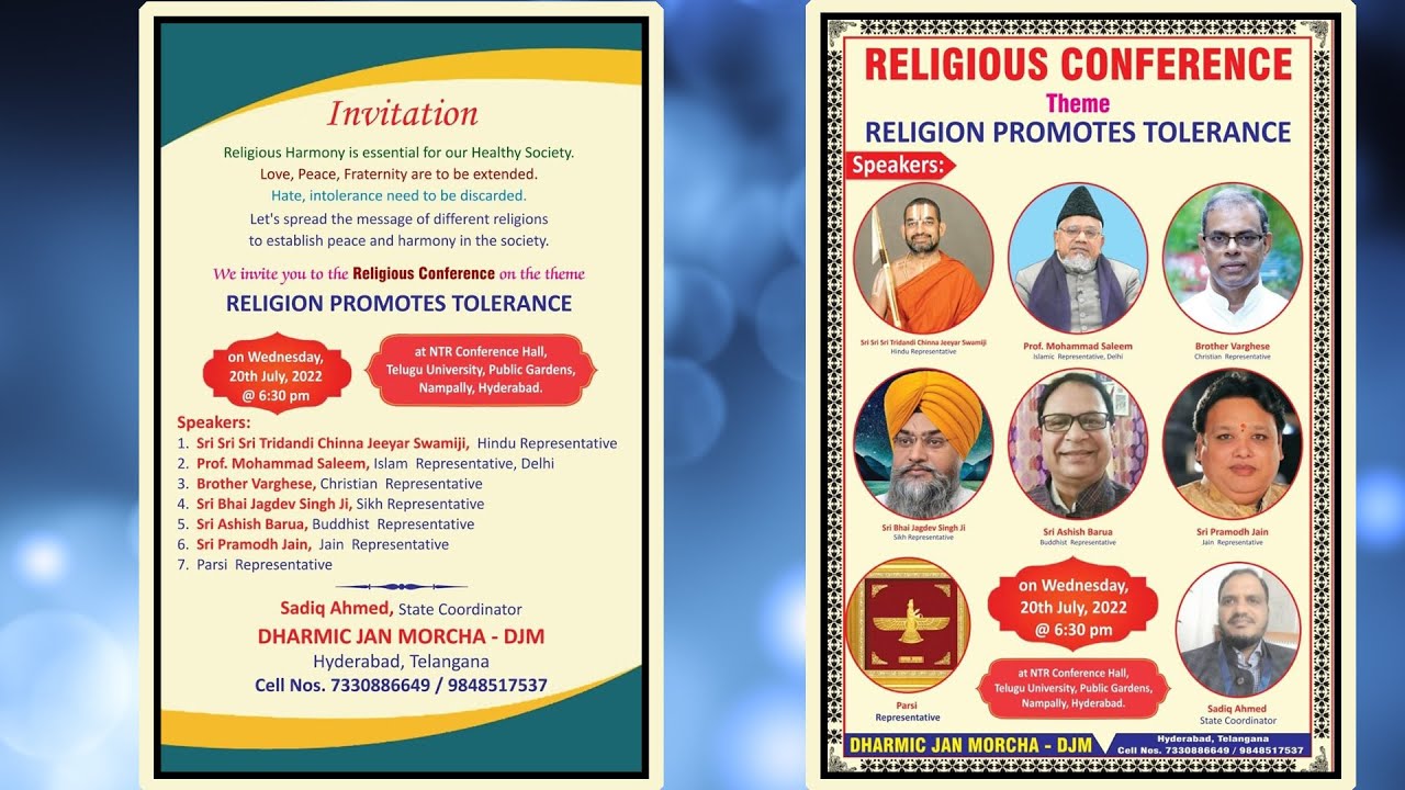 RELIGIOUS CONFERENCE YouTube