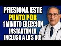 ¡Hombres mayores! Masajea ESTE punto durante 1 minuto para recuperar la potencia