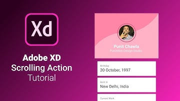 Scrolling Actions in Adobe XD - Animate on Scroll - Design Weekly