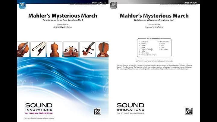 Mahler's Mysterious March, arr. Jim Palmer  Score ...