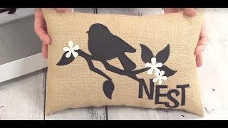 How to Embellish a Decor Pillow with Spellbinders® NEW Platinum™ Machine