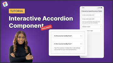 How to Create an Interactive Accordion Component | Figma Animation Tutorial 2025
