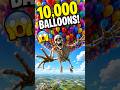Skeleton vs 10,000 Balloons 🎈💀 #skeleton #shorts #youtubeshorts #viral #subscribe