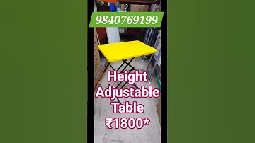 Height Adjustable Laptop folding table by #srfurnituresmarrt #foldingtable #foldabletable #chennai