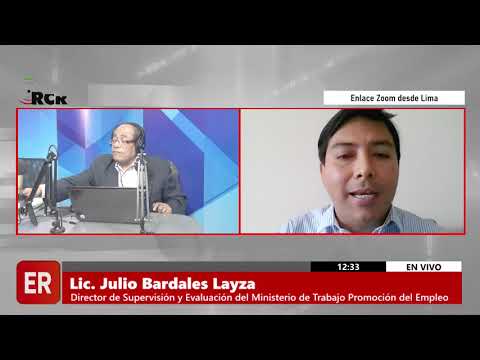 ENTREVISTA A JULIO BARDALES, DIRECTOR DE SUPERVISIÓN Y EVALUACIÓN DEL MTPE