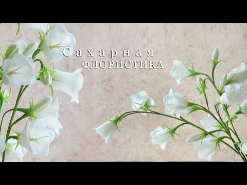 ОбучениеКолокольчик из мастикиBell flower made from sugar fondant     