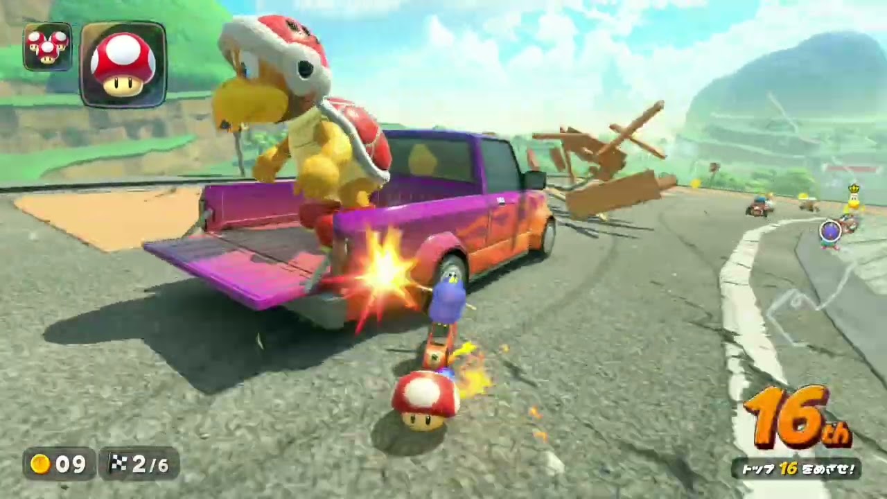 ムーンラリー初心者必見アイテムショートカット場所レート爆上がり/マリオカートワールド/サバイバル