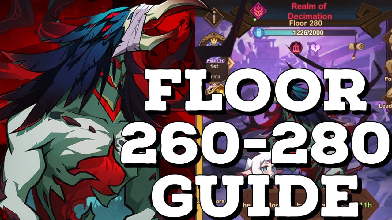 F2P TEMPORAL RIFT FLOORS 260-280 GUIDE [MICHAEL - AFK ARENA] - YouTube