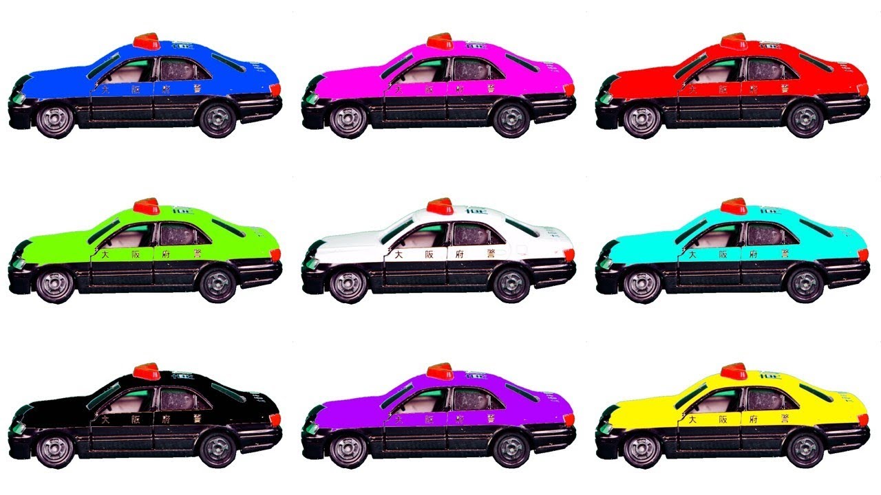 はたらくくるま アンパンマン パトカーで色遊びをするよ おもちゃ アニメ 幼児 子供向け動画 Colors With Police Car そるちゃんねる Youtube