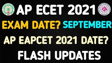 Ap ecet 2021 eapcet 2021 flash update exam dates? September | bsd telugu tech