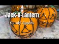 Halloween Candy Apples | Jack-O-Lantern Candy Apples | Vlogtober Day 10 #candyapples
