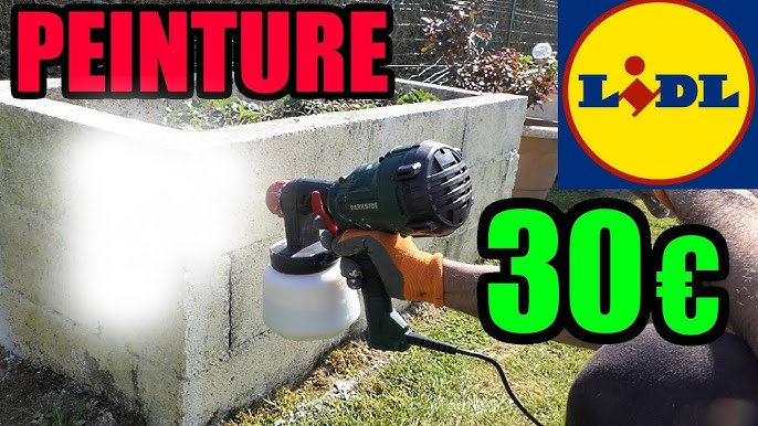 Parkside Paint Sprayer PFS450 A1 testing! - YouTube