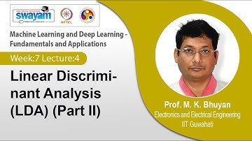 Lec 29: Linear Discriminant Analysis (LDA)  (Part II)