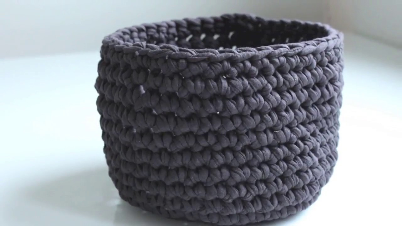 Crochet basket tutorial YouTube
