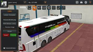 Modif Bus Simulator Indonesia Jaya Shd