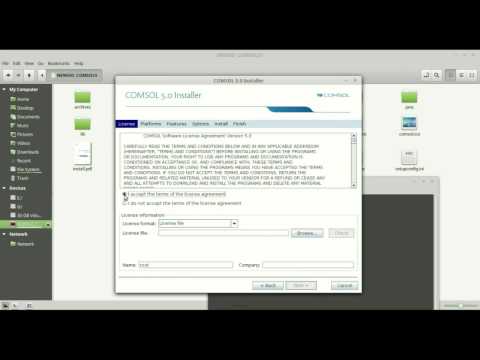Installing COMSOL Multiphysics in Linux mint/ Ubuntu
