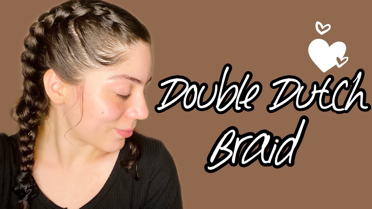 Double Dutch Braid on Natural Hair║Protective Style for Summer - YouTube