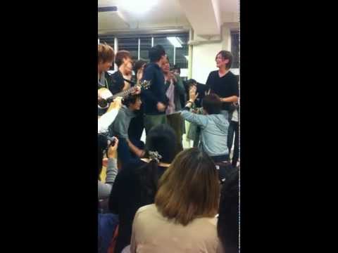 シャンソン研究会 目白祭'10 4年生サプライズ①