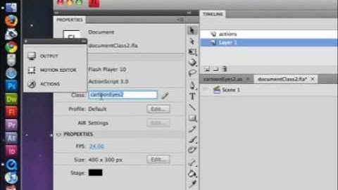 Flash Interactivity Using Document Class