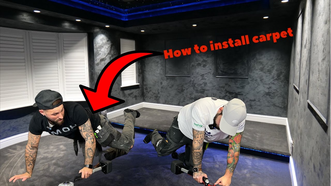 How to Fit Carpet Top Carpet Fitting Tips Cinema Room Platform