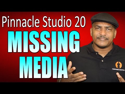 Pinnacle Studio 20 Ultimate | Relinking Missing Media Tutorial