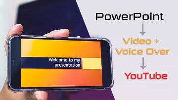 How to save PowerPoint slide as video with voice over on iPhone and computer