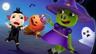Halloween Nights & Vimpare Chasing Witch & Real Ghost Flying | Cartoon For Kids | Not Scary Episodes