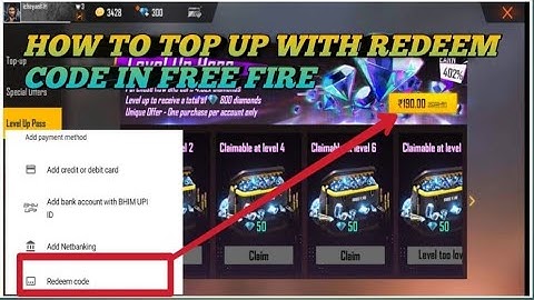 Top Up Code