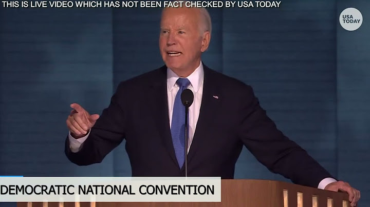 Full Joe Biden DNC speech reflects on legacy as president, endorses Kamala Harris over Donald Trump