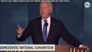 Thumbnail for Full Joe Biden DNC speech reflects on legacy as president, endorses Kamala Harris over Donald Trump