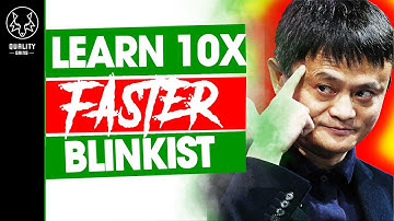 How To Learn 10x Faster in 2019 - Blinkist Review