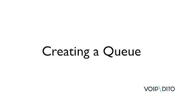 Creating a Call Queue in 90 seconds - VoIPdito