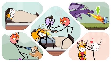 Mr. Bounce - Funny Stickman Brain Puzzle Games -All Levels 6-25 - Gameplay Walkthrough #games