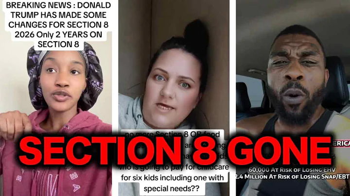 Mass Section 8 Evictions Are Happening - "I DON'T WANT TO WORK"