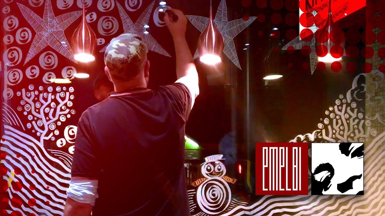 Aveyard Optician Ltd Window Display Time Lapse with Posca Pens Winter 2018 YouTube